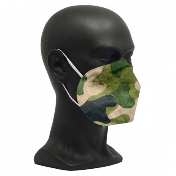 CE zertifizierte Atemschutzmaske FFP2 Camouflage grün