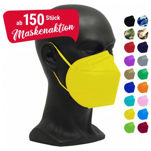 Aktion farbige Masken 150 Stück