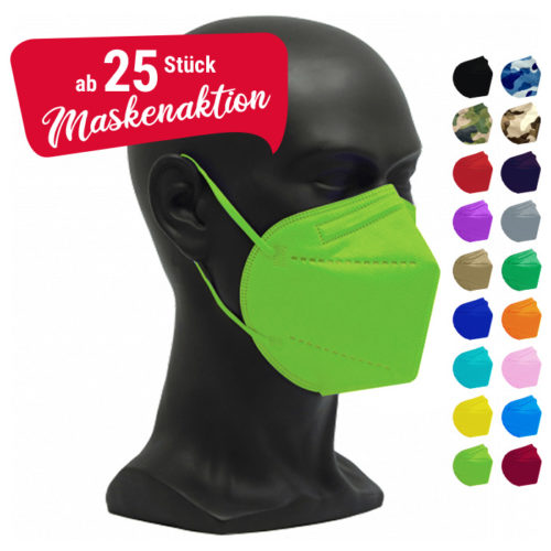 Aktion farbige Masken 25 Stück