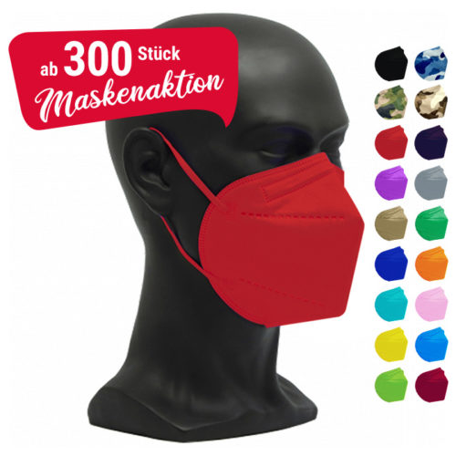 Aktion farbige Masken 300 Stück