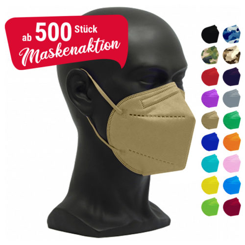 Aktion farbige Masken 500 Stück